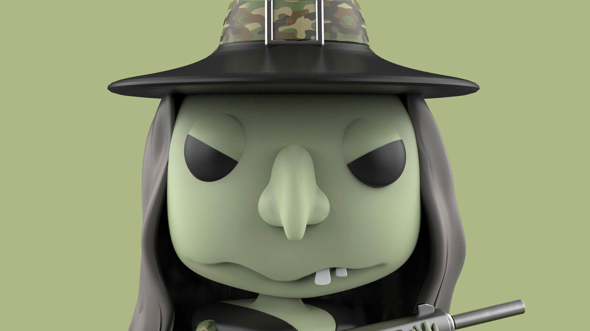 Modelado 3D Bruja Soldado Witch Soldier ZBrush By LuciaCouti Design