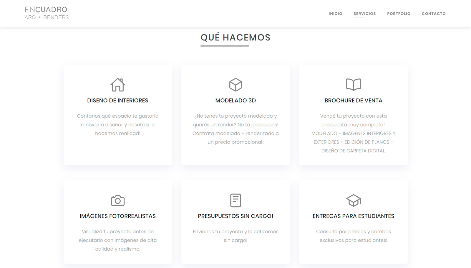 Encuadro Web By LuciaCouti Design