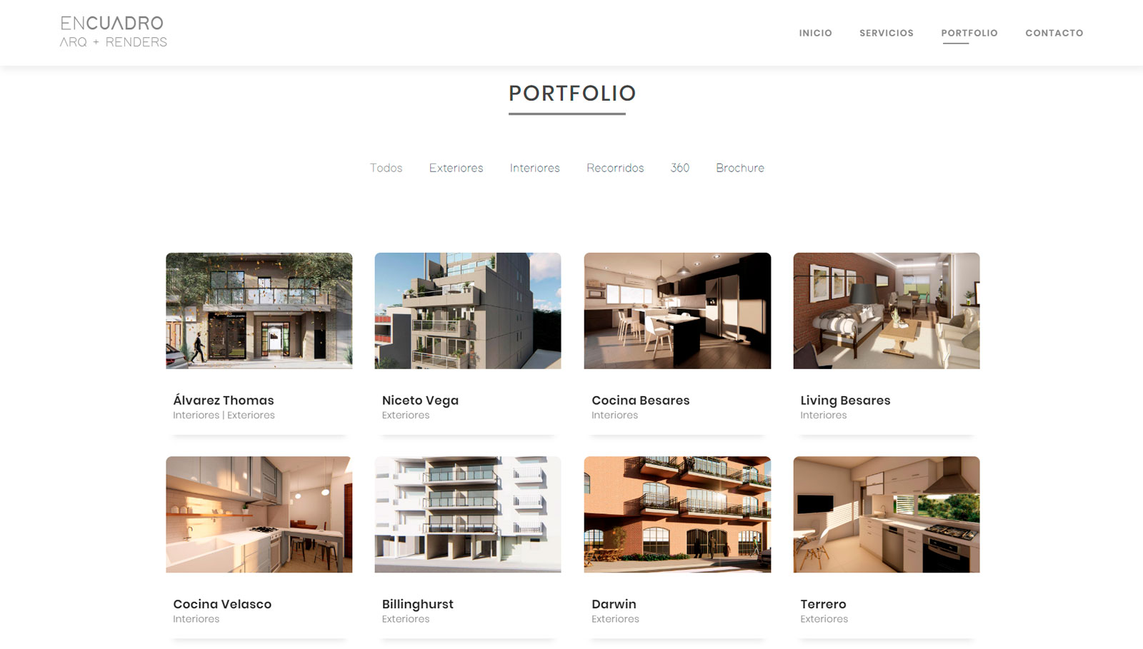 Encuadro Web By LuciaCouti Design