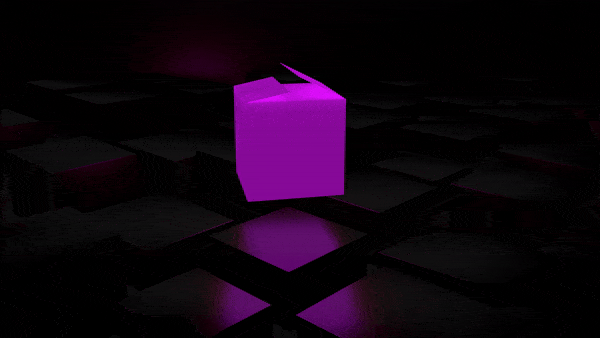 Caja violeta