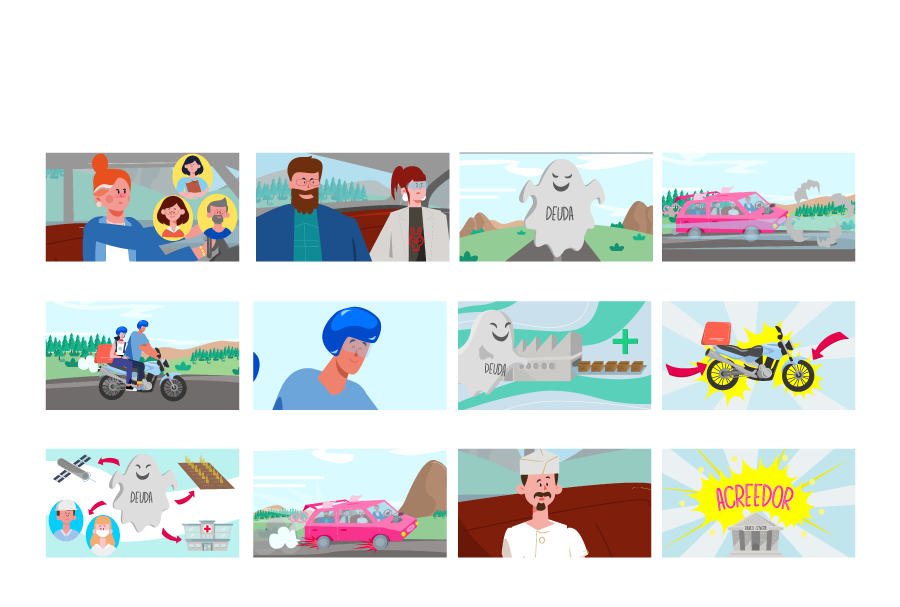 Riggeo de personajes Agencia Bold