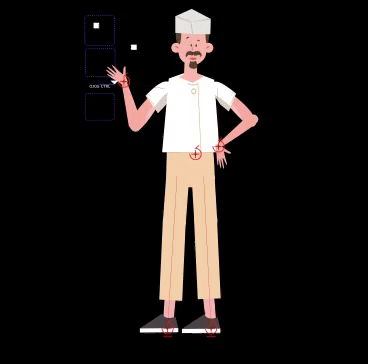 Riggeo de personajes Agencia Bold