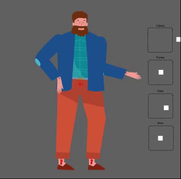 Riggeo de personajes Agencia Bold